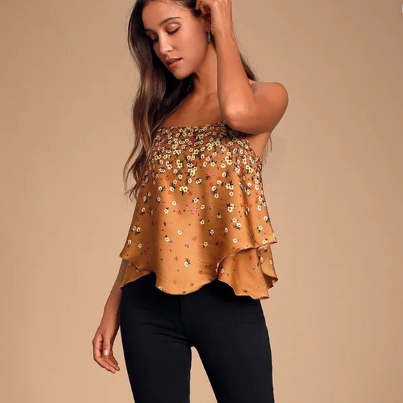 Free People Tops - Free People Let Me Love Printed Cami (M)